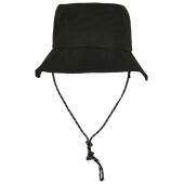 Adjustable Flexfit Bucket Hat - Black - One Size